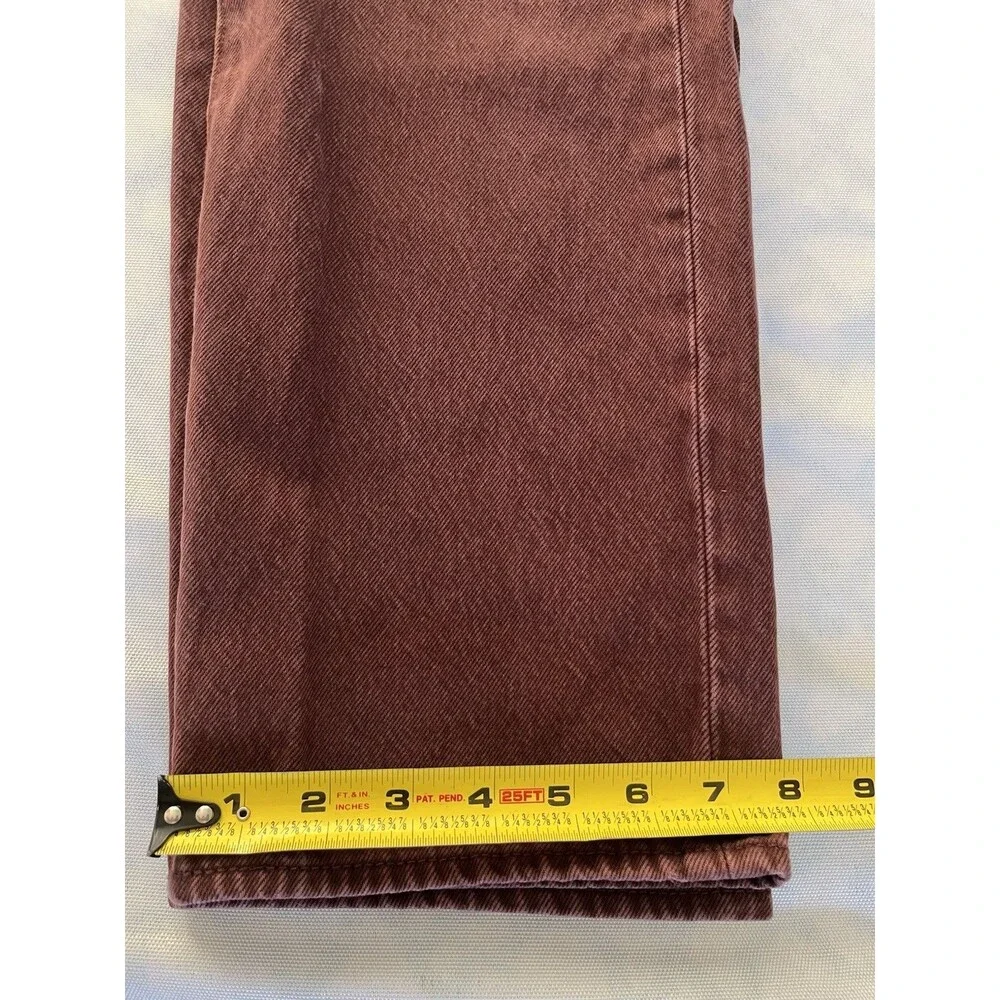 Levi's 501 Mens Original Fit Straight Leg Button Fly Jeans 32x29 ChocoBrown NWOT